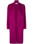 Astraet Tailored Longline Coat - Pink & Purple