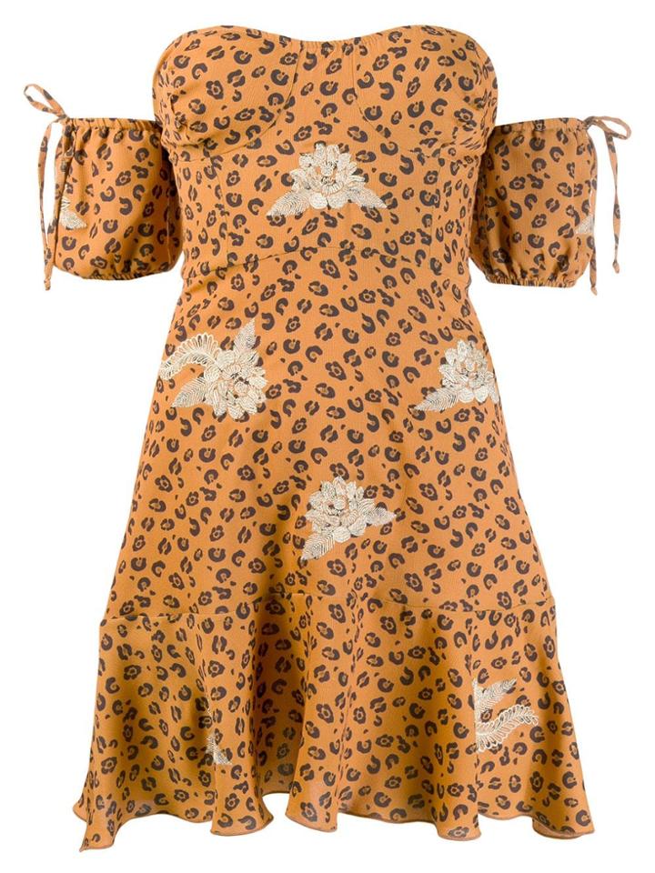 Chiara Ferragni Bandeau Dress - Brown