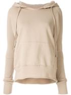 Nili Lotan Distressed Relaxed-fit Hoodie - Neutrals