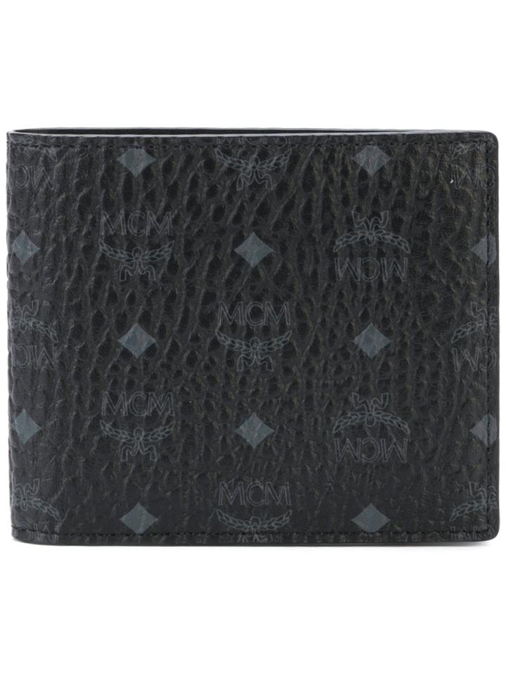 Mcm Visetos Original Bifold Wallet - Black