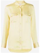Equipment Long-sleeve Fitted Blouse - Yellow