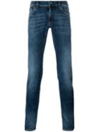 Dolce & Gabbana Washed Effect Jeans - Blue