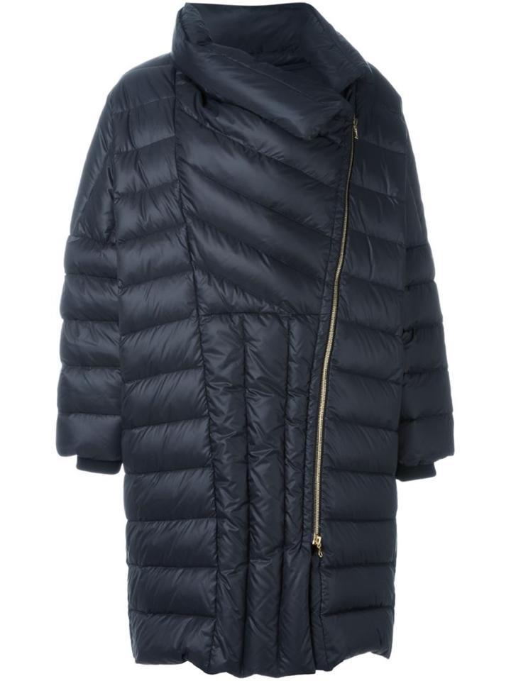 Lanvin Oversized Padded Coat, Women's, Size: 2, Black, Feather Down/polyamide