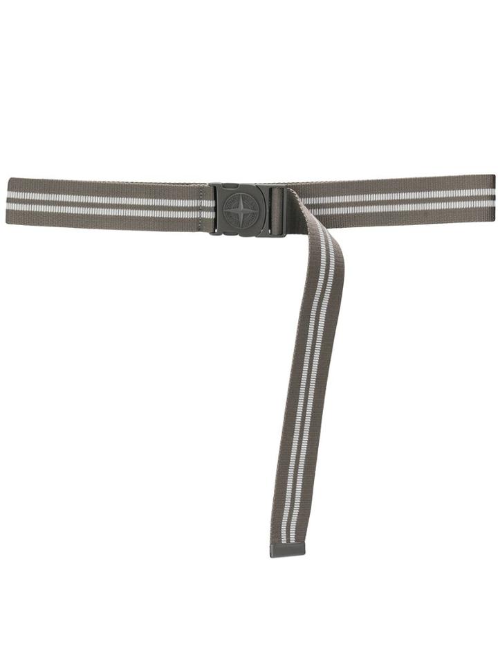 Stone Island Striped Belt - Grey