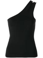 T By Alexander Wang One Shoulder Top - Black
