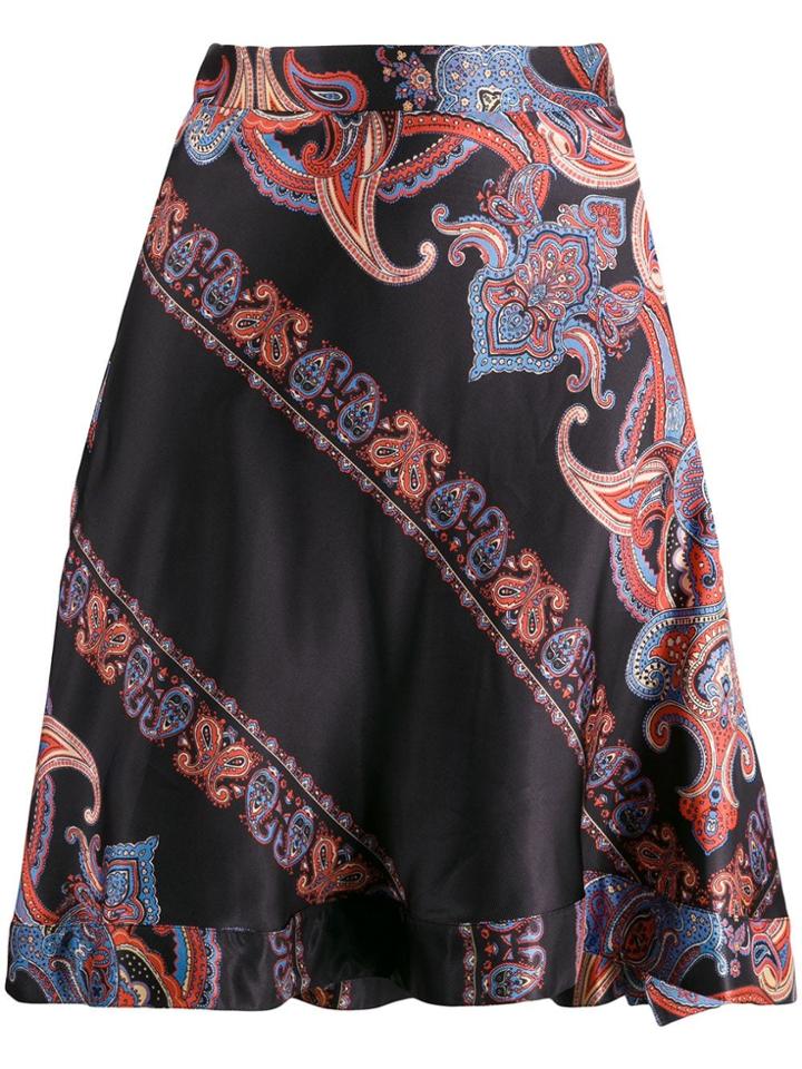 Chloé Paisley Print High-rise Skirt - Black