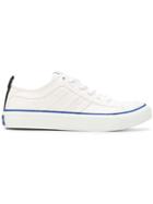 Diesel Canvas Low Top Trainers - White