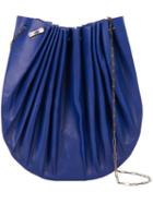 Ma+ Chain Strap Shoulder Bag, Women's, Blue, Leather