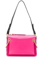 Chloé Top Zipped Shoulder Bag - Pink & Purple