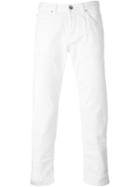 Eleventy Straight Leg Jeans, Men's, Size: 36, White, Cotton/spandex/elastane