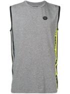 Philipp Plein Logo Patch Tank Top - Grey