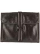 Hermès Vintage Jige Clutch - Brown