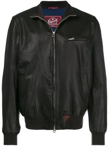 Stewart Zipped Jacket - Brown