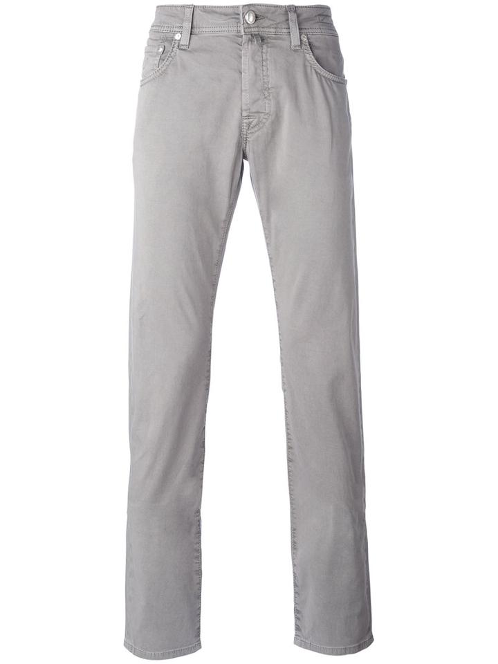 Jacob Cohen - Slim-fit Jeans - Men - Cotton/spandex/elastane - 37, Grey, Cotton/spandex/elastane
