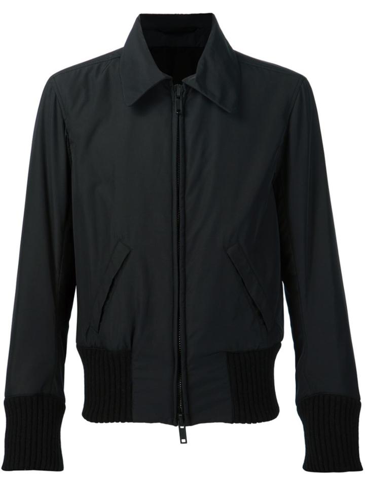 Ann Demeulemeester Grise Zipped Shirt Jacket - Black