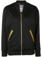 Moschino Embroidered Zip Jacket - Black