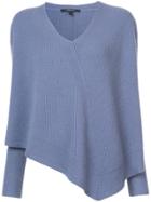 Derek Lam V-neck Oversized Jumper - Blue