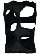 Rick Owens Abstract Cutout Vest - Black