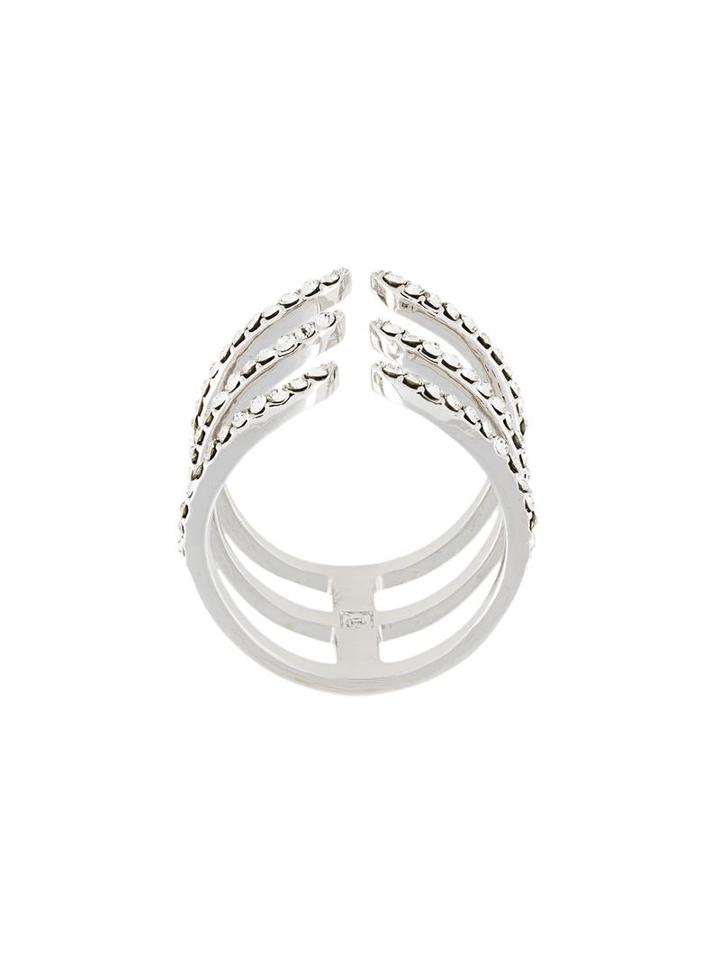 'hook' Ring, Women's, Metallic, Federica Tosi