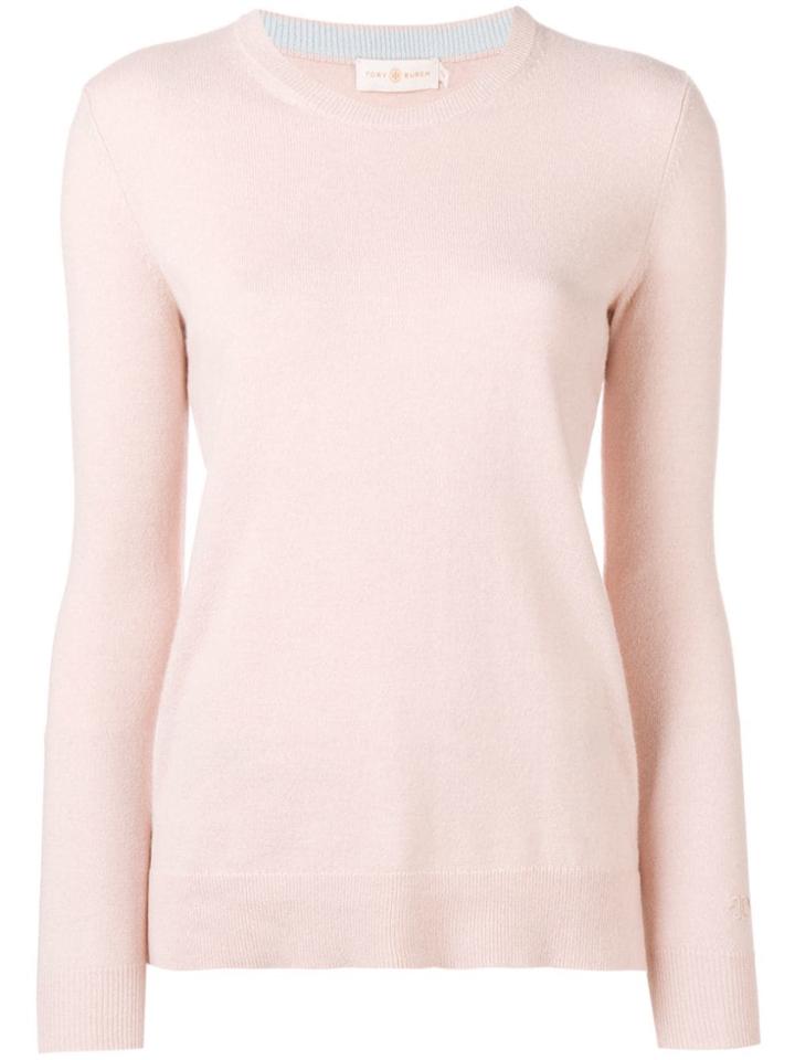 Tory Burch Round Neck Sweater - Pink & Purple