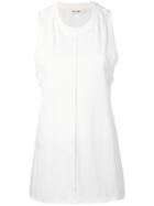 Damir Doma - Ribbed Detail Tank - Women - Cotton/polyester - S, Women's, Nude/neutrals, Cotton/polyester