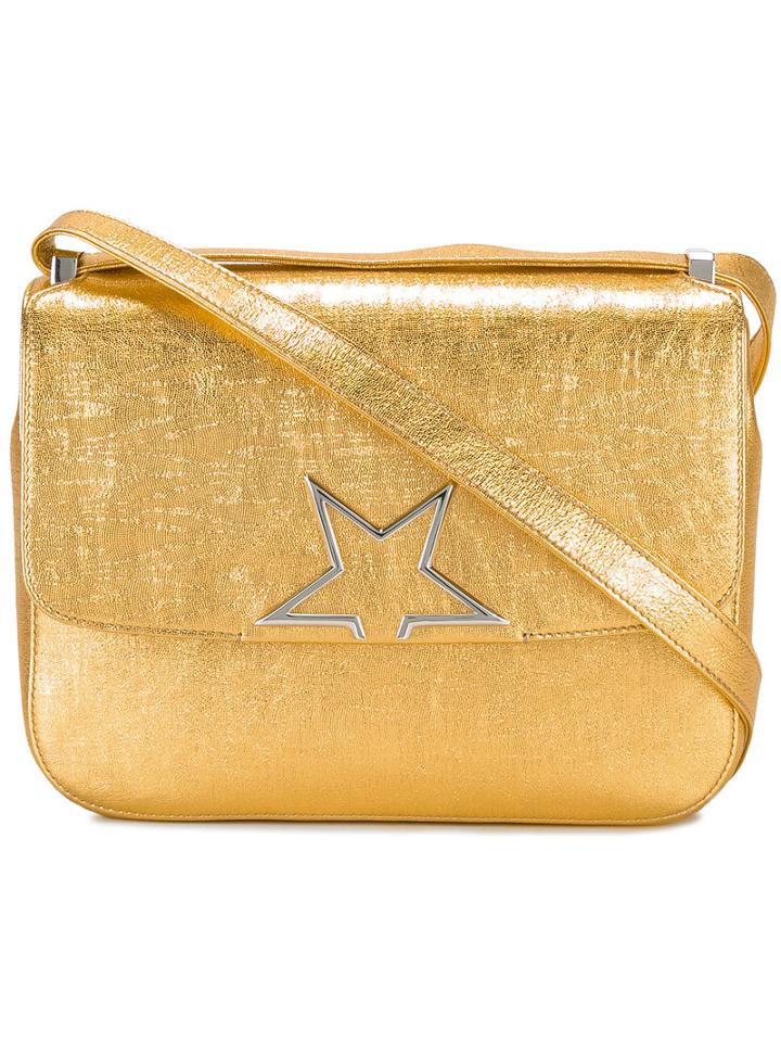 Golden Goose Deluxe Brand Vedette Shoulder Bag, Women's, Grey, Calf Leather/metal (other)