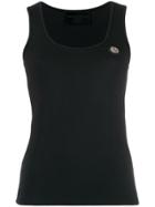 Philipp Plein Fitted Tank Top - Black