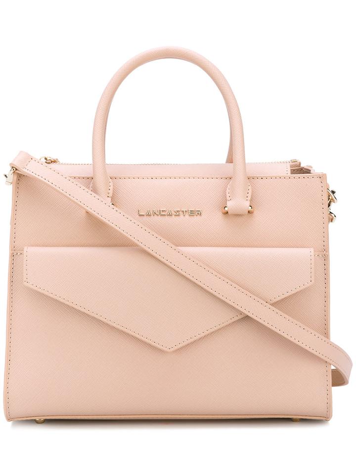 Lancaster - Adeline Tote - Women - Leather - One Size, Pink/purple, Leather