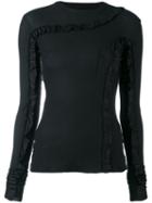 Damir Doma - Tash Blouse - Women - Cotton/spandex/elastane - Xs, Black, Cotton/spandex/elastane