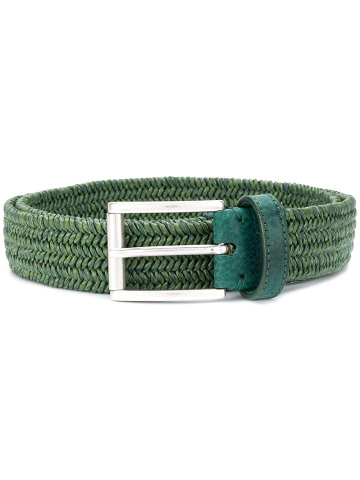 Jacob Cohen Woven Belt - Green