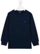 Ralph Lauren Kids Round Neck Sweatshirt, Boy's, Size: 6 Yrs, Blue