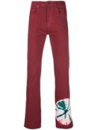 Calvin Klein 205w39nyc Tie-dye Splatter Jeans - Red