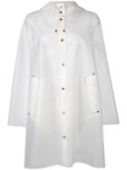 Stutterheim Mosebacke Frost Coat, Women's, Size: Xs, White, Polyurethane