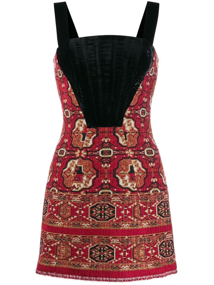 Etro Printed Mini Dress - Black