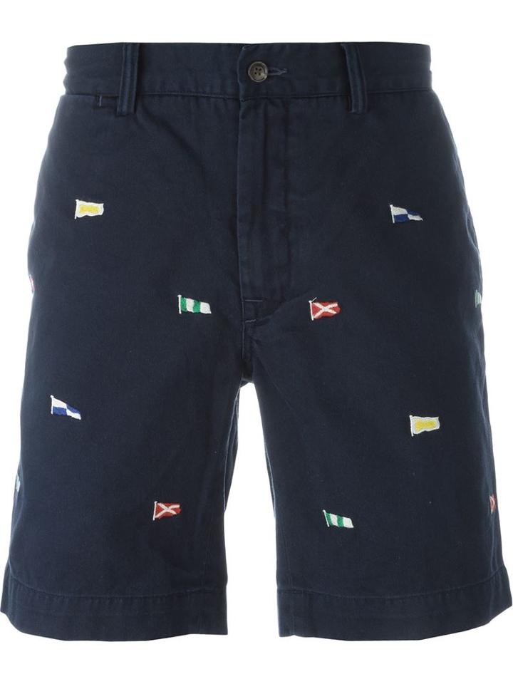 Polo Ralph Lauren Embroidered Flag Shorts