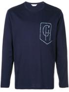Gieves & Hawkes Logo Print T-shirt - Blue