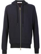 Pierre Balmain Zipped Sweatshirt, Men's, Size: 52, Blue, Cotton