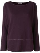 Fabiana Filippi Bead-embellished Sweater - Pink & Purple