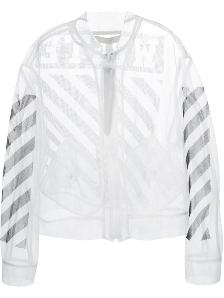 Off-white Sheer Mesh Jacket