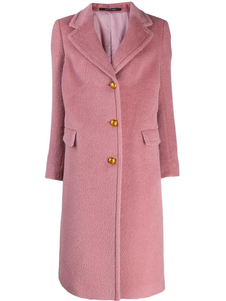 Tagliatore Single Breasted Coat - Pink