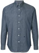 N. Hoolywood Long-sleeve Fitted Shirt - Blue