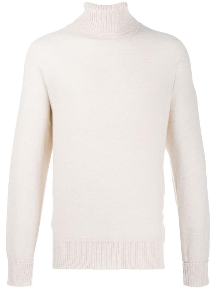 Maison Flaneur Cashmere Turtleneck Jumper - Neutrals