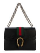 Gucci - Dionysus Web Shoulder Bag - Women - Calf Leather/metal - One Size, Black, Calf Leather/metal