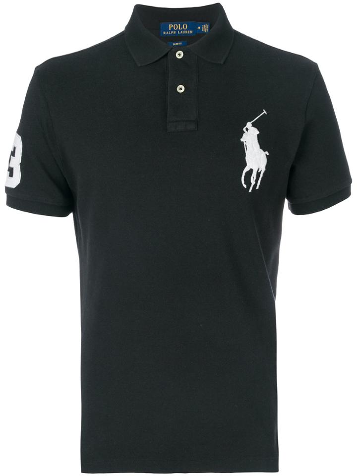 Polo Ralph Lauren Logo Polo Shirt - Black