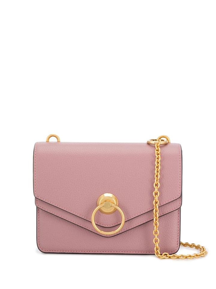 Mulberry Small Harlow Satchel Small Classic Grain - Pink