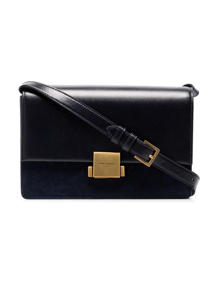 Saint Laurent Blue Bellechase Medium Leather Shoulder Bag