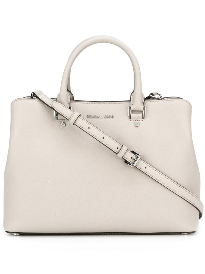 Michael Michael Kors Jet Set Tote, Grey, Leather