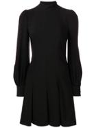 Proenza Schouler Long Sleeve Crepe Dress - Black
