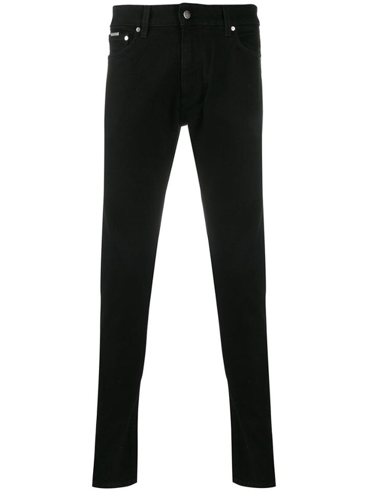 Represent Mid-rise Skinny Jeans - Black