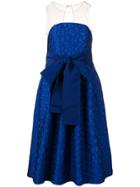 P.a.r.o.s.h. Belted Prom Dress - Blue